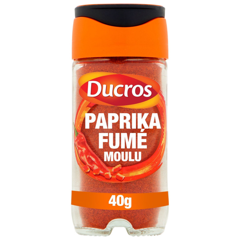 DUCROS - Paprika Fumé Moulu - Epices - flacon de 40 g Sonico.fr
