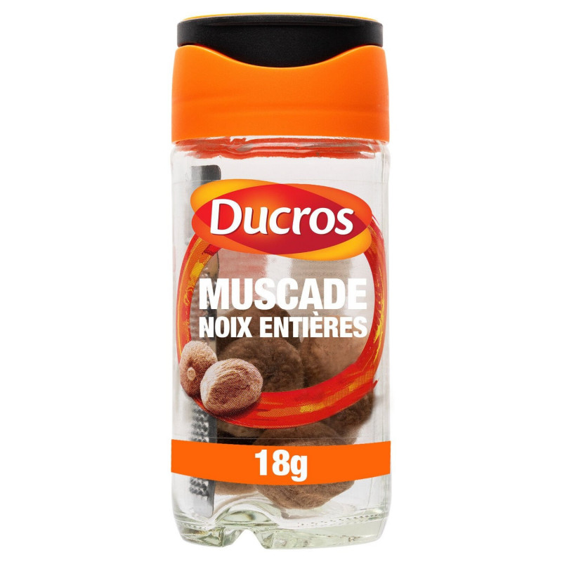 DUCROS - Muscade noix entières - Epices - flacon de 18 g Sonico.fr