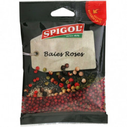 SPIGOL - Baies Roses - Epices - sachet de 40 g Sonico.fr