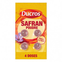 DUCROS - Safran en poudre - Epices - paquet de 4 doses de 0,1 g Sonico.fr