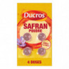 DUCROS - Safran en poudre - Epices - paquet de 4 doses de 0,1 g Sonico.fr