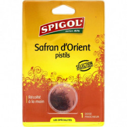 SPIGOL - Safran d'Orient pistils - Epices - paquet de 1 dose de 0,4 g Sonico.fr