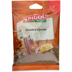 SPIGOL - Quatre Epices - Mélange d'épices - sachet de 70 g Sonico.fr