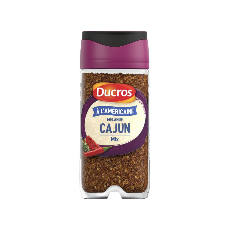DUCROS - Mélange à l'Américaine Cajun - Mélange d'épices - flacon de 32 g Sonico.fr