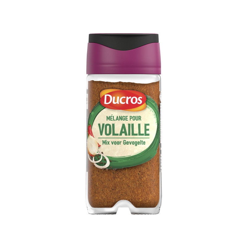DUCROS - Mélange pour Volaille - Mélange d'épices - flacon de 59 g Sonico.fr