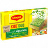 MAGGI - KUB DUO Légumes Herbes du marché - Bouillons - boite de 10 cubes - 105 g  Sonico.fr