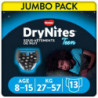 HUGGIES - DryNites Teen - Slips de nuit garçons 8-15 ans (27-57kg) - 13 culottes Sonico.fr
