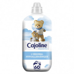 CAJOLINE - Doux Et Pur Adoucissant Hypoallergénique 60 lavages - bidon de 1,38 l  Sonico.fr