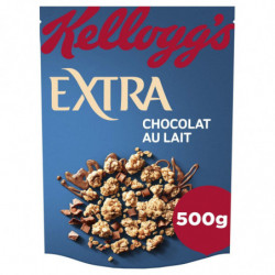 KELLOGG'S - Céréales Extra chocolat au lait - Mueslis et Avoines - sachet de 500 g Sonico.fr