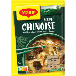 MAGGI - Soupe Escapade Chinoise - Soupes déshydratées - paquet de 60 g Sonico.fr
