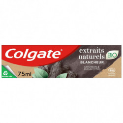 COLGATE - Dentifrice Natural Extracts Charbon végétal Eucalyptus - tube de 75 ml Sonico.fr