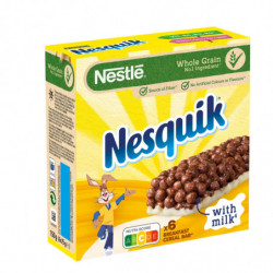 NESQUIK - Barres céréales au Chocolat Et Lait - paquet de 150 g Sonico.fr