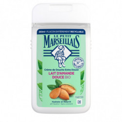 LE PETIT MARSEILLAIS - Crème de Douche au Lait d'Amande douce - flacon de 250 ml Sonico.fr