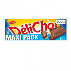 DELACRE - Délichoc Biscuits Chocolat au Lait - paquet de 300 g Sonico.fr