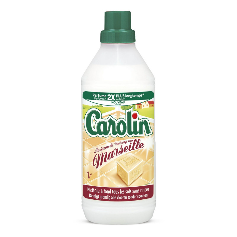 CAROLIN - Nettoyant ménager Savon de Marseille - flacon de 1 l Sonico.fr