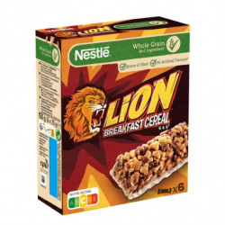 LION - Barres de céréales Caramel chocolat - boite de 6 barres - 150 g Sonico.fr