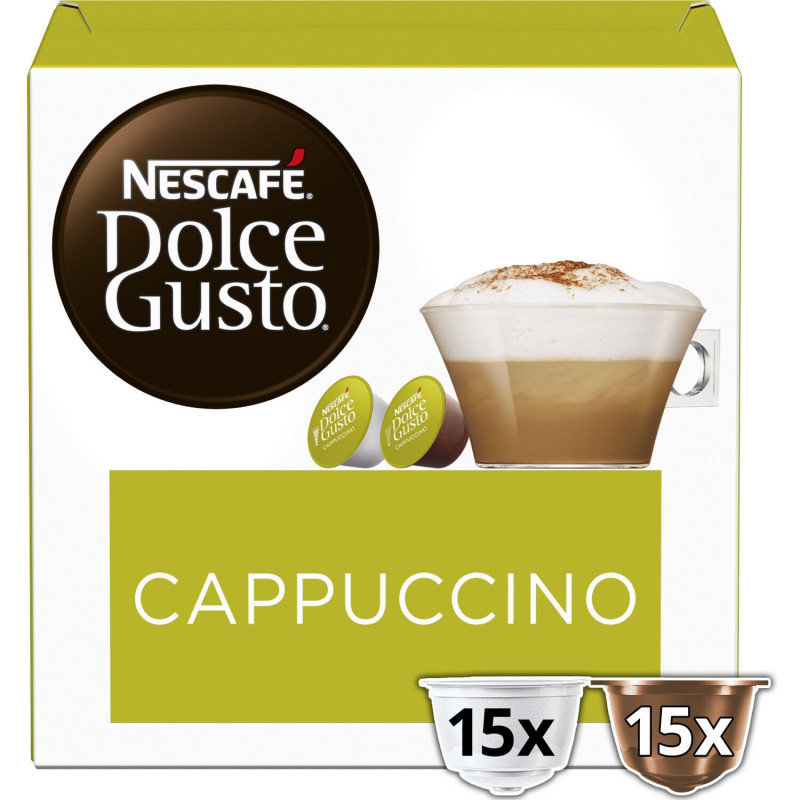 DOLCE GUSTO - Cappuccino Café Capsules Compatible Dolce Gusto - boite de 30 capsules  Sonico.fr