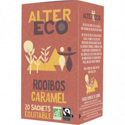 ALTER ECO - Infusion Bio Rooibos Caramel - boite de 20 sachets - 40 g Sonico.fr