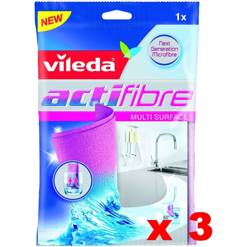 VILEDA - Lavette Actifibre - blister de 1 Pièce Sonico.fr