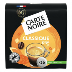 CARTE NOIRE - Classique Café Compatibles SENSEO - sachet de 36 dosettes - 250 g Sonico.fr