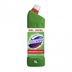 DOMESTOS - Gel Wc Javel Fraîcheur Alpine avec Javel - flacon de 1 l Sonico.fr
