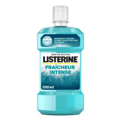 LISTERINE - Bain de bouche Fraîcheur Intense - flacon de 500 ml Sonico.fr