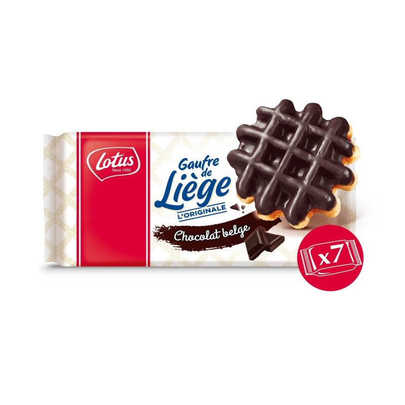 LOTUS - Gaufres de liège au chocolat - paquet de 363 g Sonico.fr