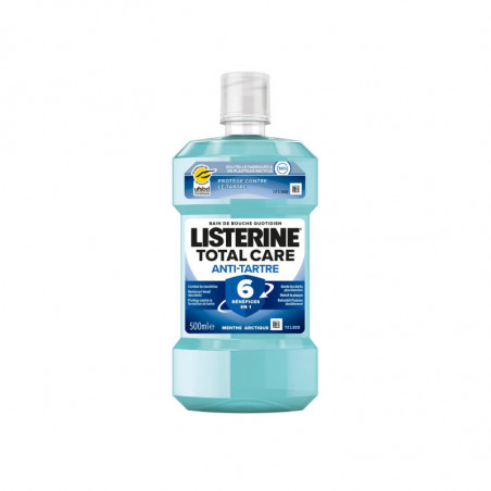 LISTERINE - Bain de bouche Total Care Anti-Tartre - flacon de 500 ml Sonico.fr