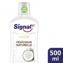 SIGNAL - Bain de Bouche Integral 8 Fraîcheur Naturelle - flacon de 500 ml Sonico.fr