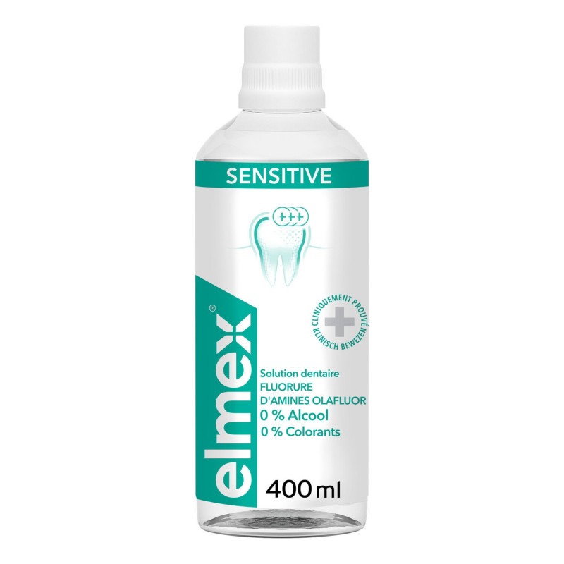 ELMEX - Solution dentaire Sensitive avec colerette - flacon de 400 ml Sonico.fr