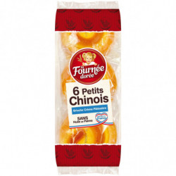 LA FOURNEE DOREE - Brioche Petits Chinois crème pâtissière - paquet de 6 petits Chinois de 50 g Sonico.fr