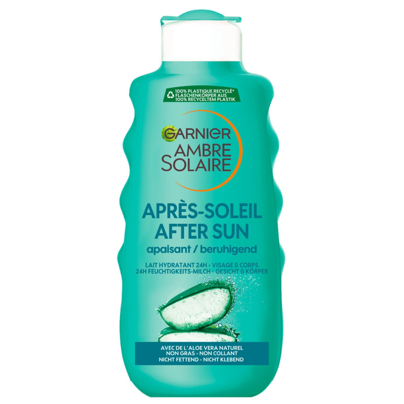 GARNIER - AMBRE SOLAIRE - Lait hydratant apaisant après soleil - 200 ml Sonico.fr