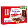 LU - Petit Ecolier Pocket Chocolat Noir Biscuits petit beurre nappés - boîte de 10 sachets - 250 g Sonico.fr