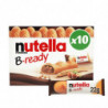 NUTELLA - B-READY Biscuits Fourrés Noisettes et Cacao - boite de 10 biscuits - 220 g Sonico.fr