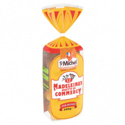 ST MICHEL - Madeleines recette de Commercy pur beurre - sachet de 300 g Sonico.fr