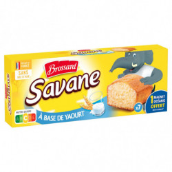 BROSSARD - Savane Gâteaux Pocket Yaourt - boite de 7 sachets de 30 g Sonico.fr