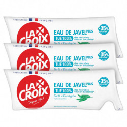LA CROIX - Eau de javel Forêt Eucalyptus - pack de 3 berlingots de 250 ml Sonico.fr