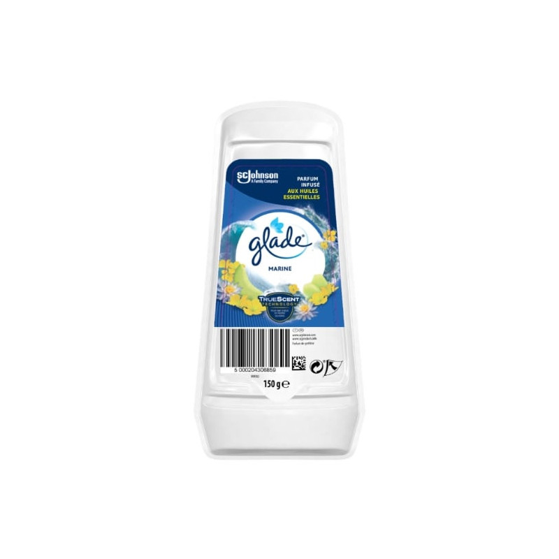 GLADE BY BRISE - Gel Désodorisant WC Fraicheur Marine - Bloc de 150 g Sonico.fr