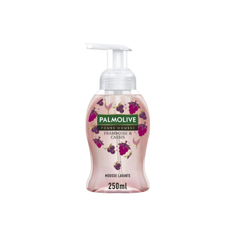 PALMOLIVE - Mousse lavante pour les mains Framboise - Poussoir de 250 ml Sonico.fr