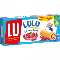 LU - Lulu Le Mini Roulé Framboise - Gâteaux pockets - boite de 150 g Sonico.fr
