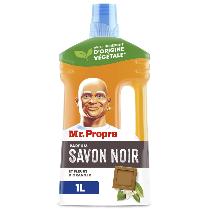 MR PROPRE - Tradition Savon de Noir Nettoyant Multi-Usages - bouteille de 1 l Sonico.fr
