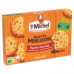 ST MICHEL - Galette Moelleuse Pépites Chocolat - paquet de 180 g Sonico.fr