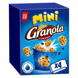 LU - Mini Granola Cookies mini aux pépites de chocolat - boîte de 4 sachets - 160 g Sonico.fr