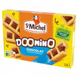 ST MICHEL - Doomino Chocolat - Gâteaux pockets - boite de 180 g Sonico.fr