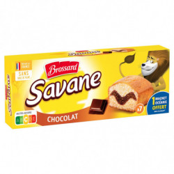 BROSSARD - Savane Chocolat Gâteaux marbrés - boite de 7 sachets de 30 g Sonico.fr