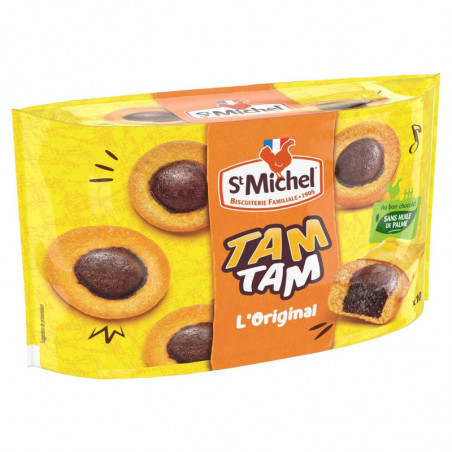 ST MICHEL - Tam Tam L'original Gâteaux cur chocolat - paquet de 10 - 275 g Sonico.fr