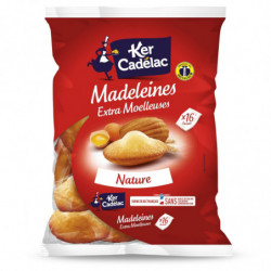 KER CADELAC - Madeleines extra moelleuses - paquet de 16 - 400 g Sonico.fr