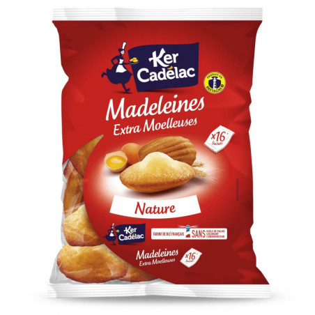 KER CADELAC - Madeleines extra moelleuses - paquet de 16 - 400 g Sonico.fr