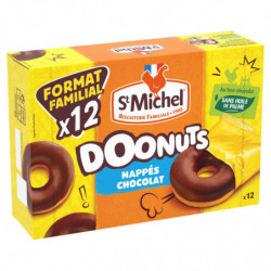 ST MICHEL - Doonuts Gâteaux Nappés Chocolat - boite de 360 g Sonico.fr