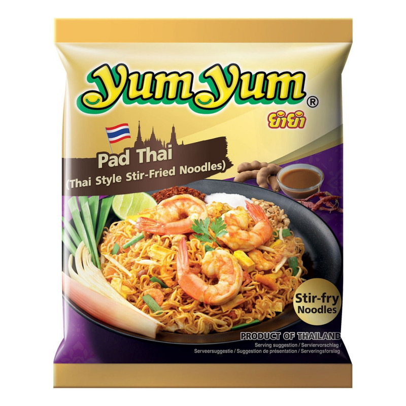 YUM YUM - Pad Thaï Crevette Nouilles instantanées - sachet de 100 g Sonico.fr